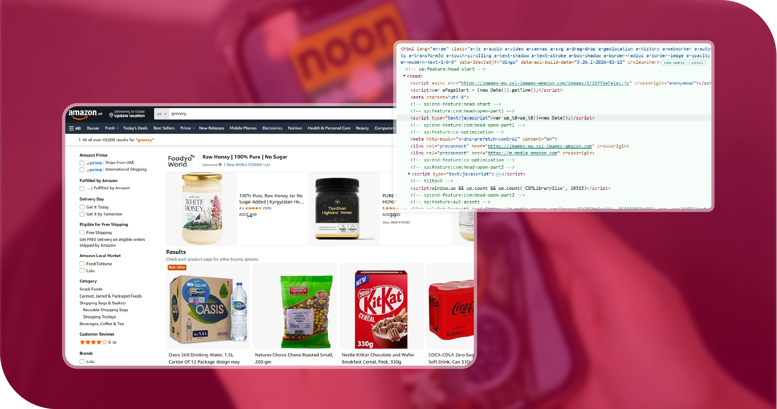 Noon vs Amazon.ae Key Challenges